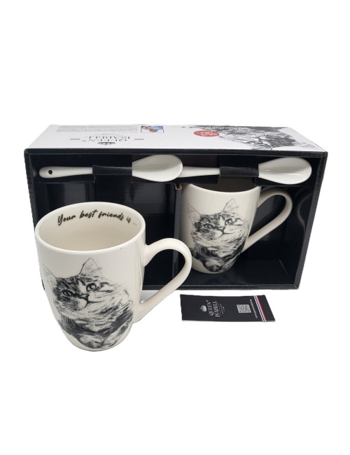 Zestaw kubków - Kot syberyjski
