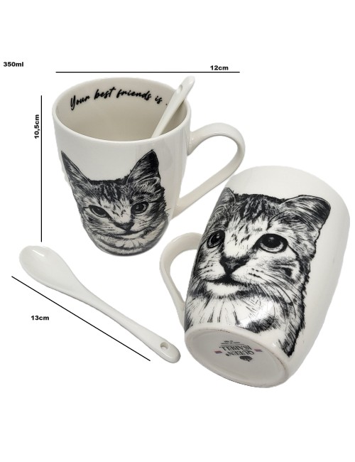 Zestaw kubków - Kot...