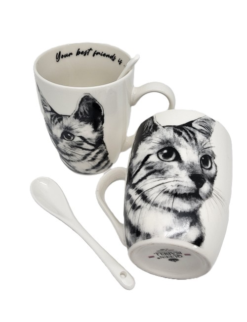 Zestaw kubków - Kot sokoke