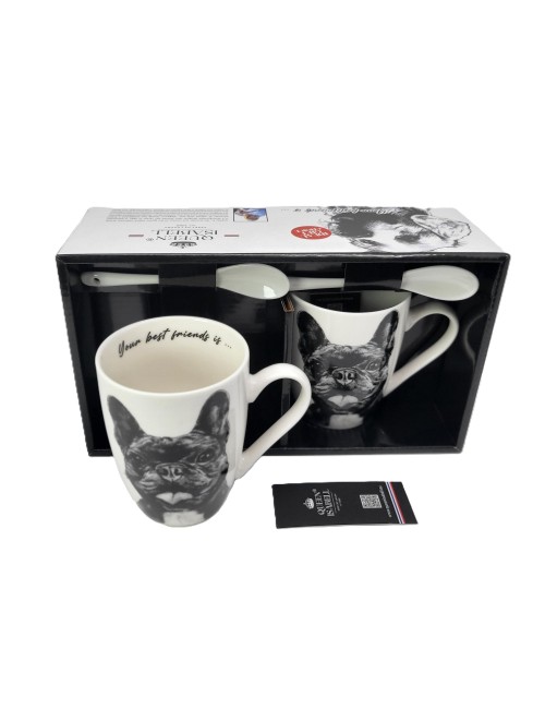 Zestaw kubków - Buldog...