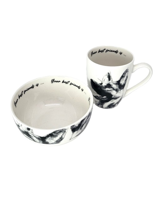 Kubek z miseczką - Owczarek...