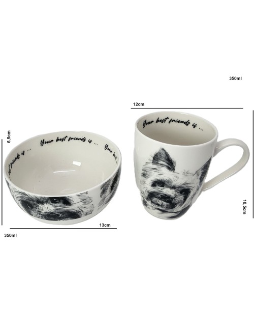 Kubek z miseczką - York