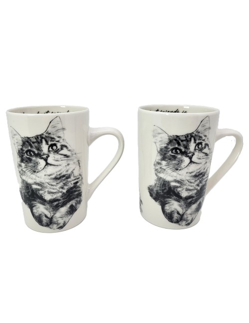 Zestaw dużych kubków - Kot...