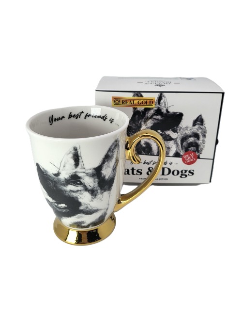 Złocony kubek - Owczarek...